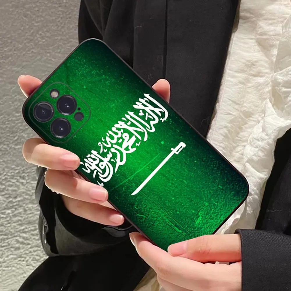 Kingdom Of Saudi Arabia Flag Phone Case For iPhone 15 14 11 12 13 Mini Pro XS Max Cover 6 7 8 Plus X XR SE 2020 Funda Shell