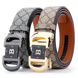 Men's Genuine Leather Belt with 