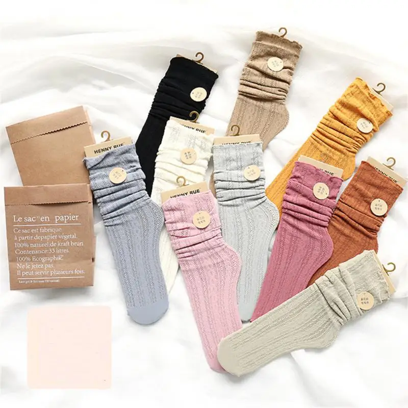 

New Women Solid Hollow Out Women Soft Cute Fashion Sexy Socks Thin Loose Socks Mesh Thin Sexy Breathable Candy Color Socks