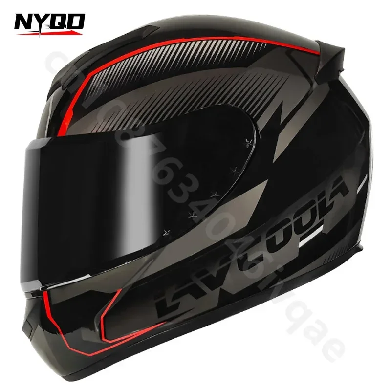 DOT Certified Capacete Motorcycle Full Helmet All-season Universal Battery Electric Vehicle Helmets Cascos Para Motos