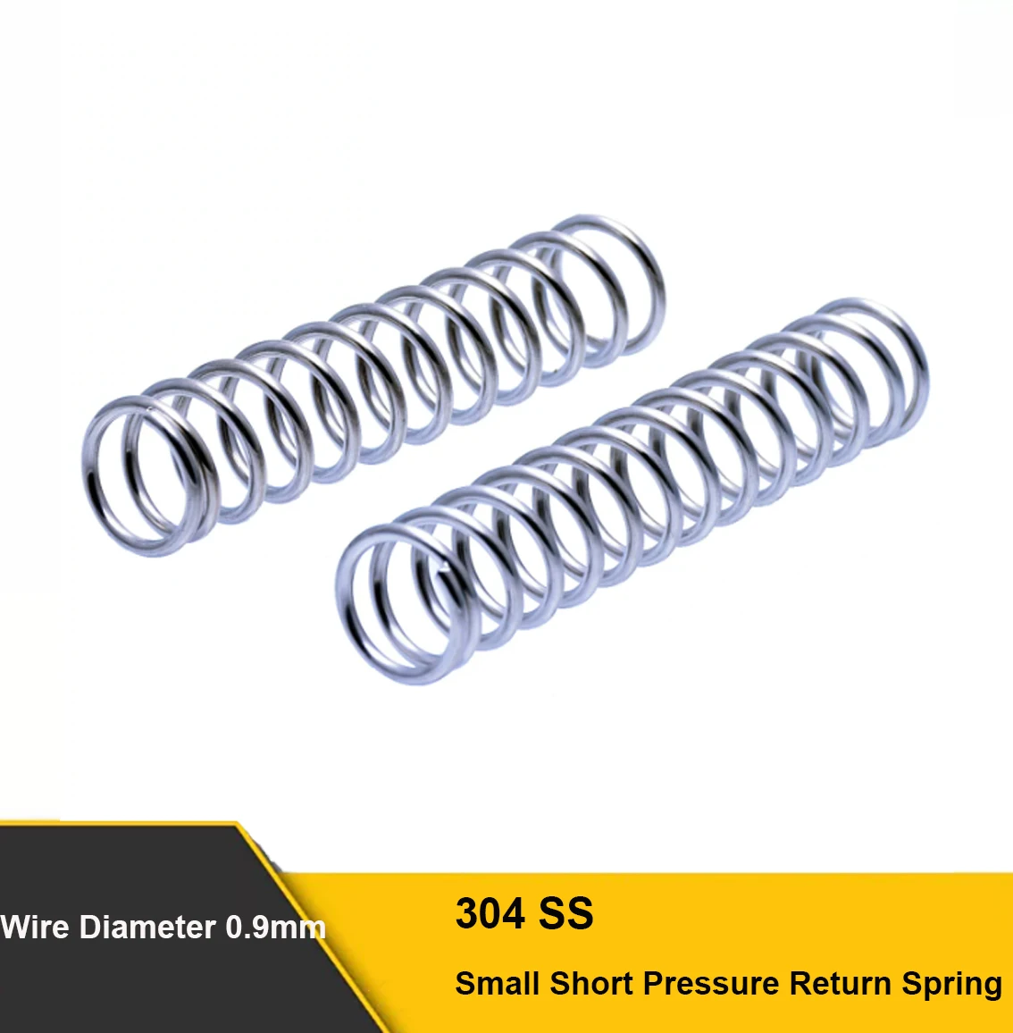304 SS Compression Spring Wire Diameter 0.9mm Small Short Pressure Return Spring For Mechanical Repair DIY Hardware Accessories