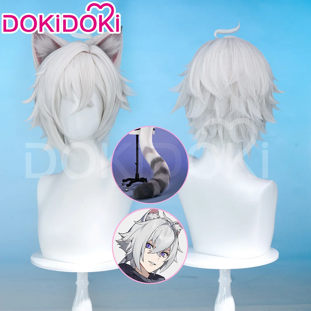 IN STOCK Seth Lowell Lighter Billy Wise Asaba Anby Von Lycaon Wig Game Zenless Zone Zero DokiDoki ZZZ Cosplay Ears Tail Free Cap