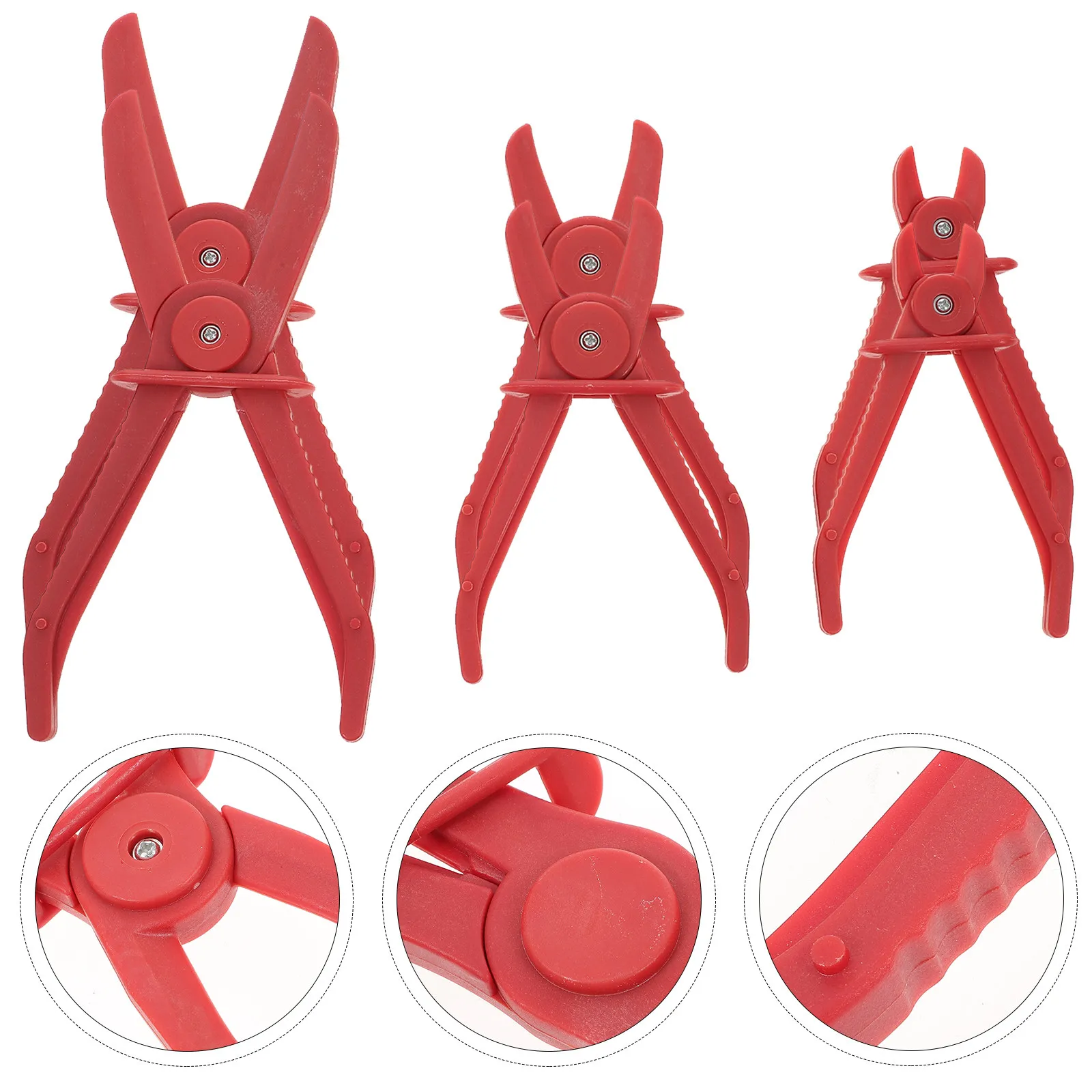 

6 Pcs Exhaust Clamp Tubing for Car Hose Pliers Clamps Automotive Repair Pipe Tools