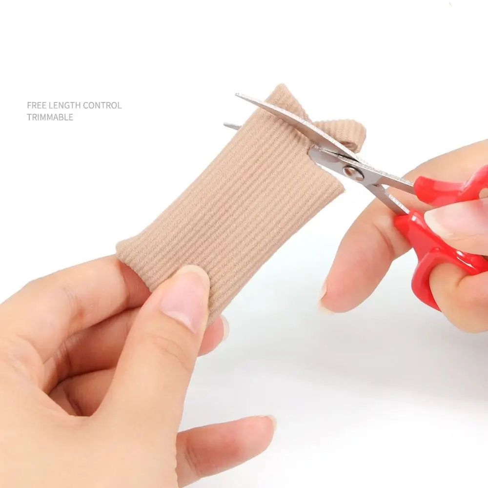 Novo tecido separador de dedo do pé removedor de calos de milho escalável protetor de dedo macio espaçador tubo manga cuidados com os pés ferramentas pedicure