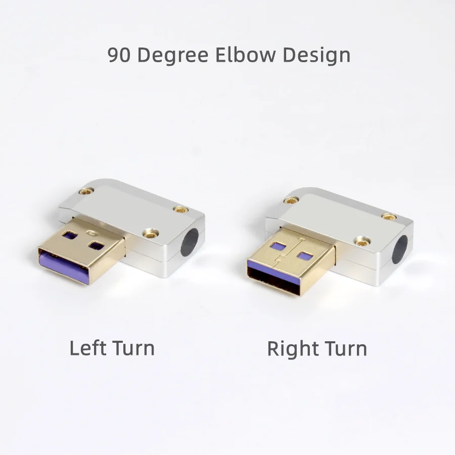 90 stopni USB miedziana obudowa srebrna czarna USB 3.0 4 5 rdzeniowa metalowa wtyczka do kabla ลadowania kabel do kabla do transmisji danych