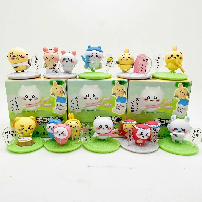 

Chiikawse Usagse Hachiwarese 10, модели, слепая коробка, игрушки, персонаж мультфильма, периферийные миниатюрные фигурки, настольное украшение