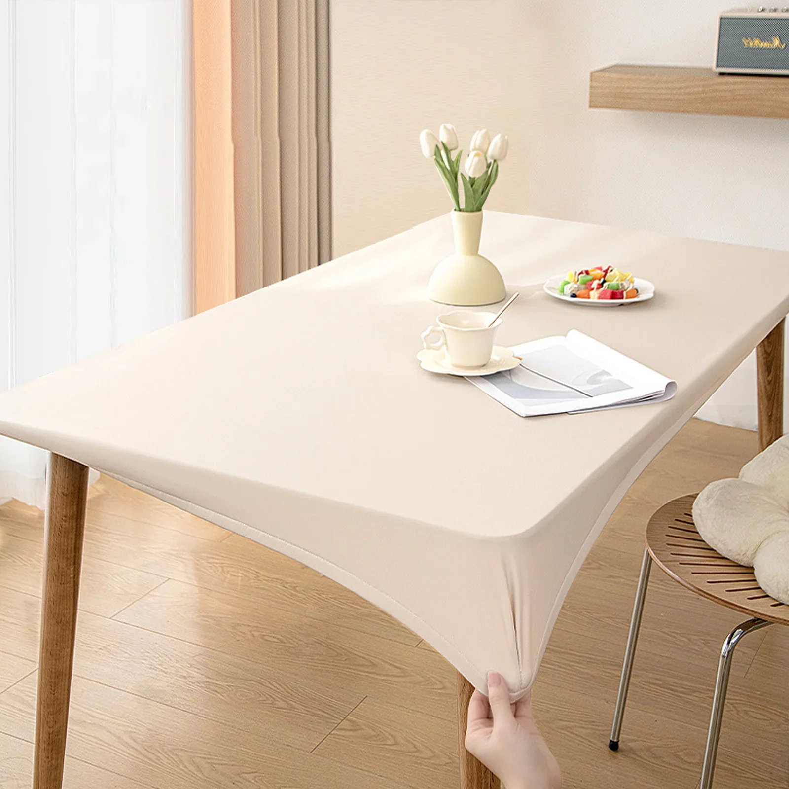 

Rectangle Leather Tablecloth for Dinner Table Cloth Cover Stain Wrinkle Resistant Waterproof Oil-proof Desk Cover Desktop