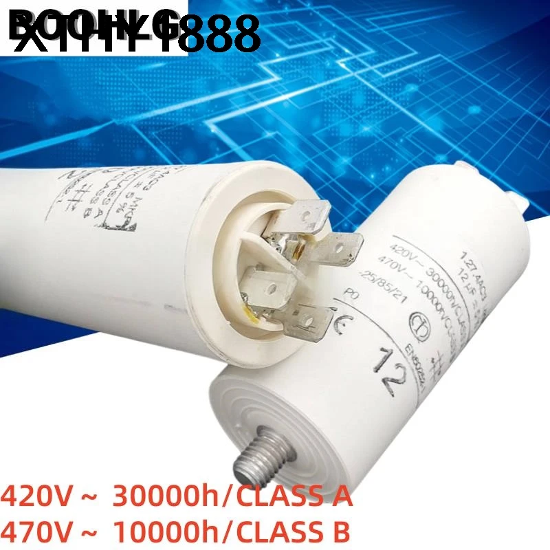 1PCS A V 1.27.4AC3 MKP 420V 12uF Motor Start Capacitor