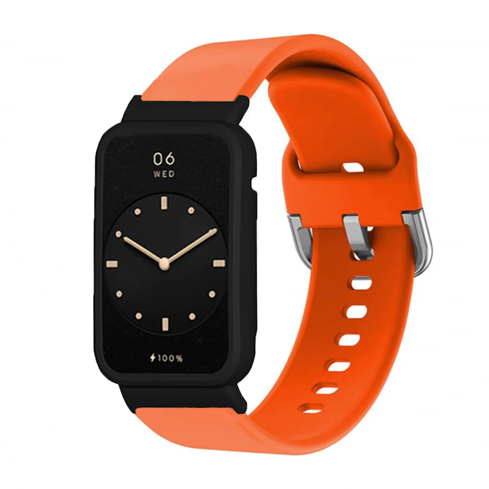 Silicone strap+watch case For xiaomi band7pro 45mm correa watchband bracelet xiaomi band serie7pro Watch Protective Accessories
