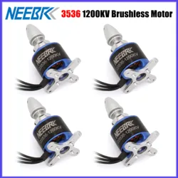 4PCS NEEBRC 3536 1200KV Brushless Motor 2-4S for RC FPV Fixed Wing Airplane Skysurfer Glider Spare Part 50A ESC Speed Controller