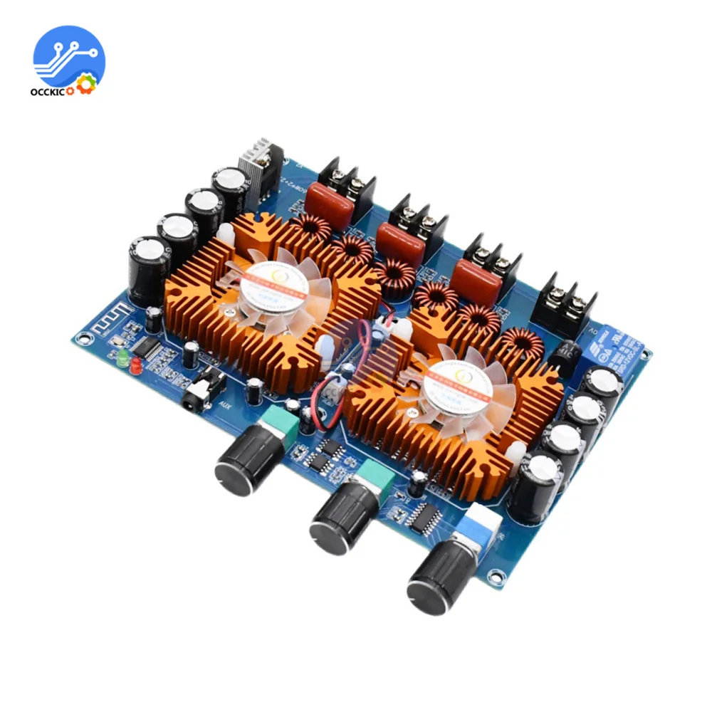 XH-A128 عالية الطاقة الرقمية مكبر كهربائي مجلس TDA7498E 160WX2 + 220 واط ستيريو 2.1 قناة مكبر للصوت وحدة