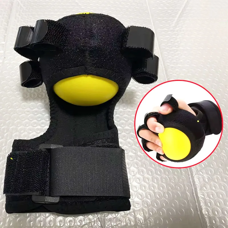 1Pcs Adjustable Hand Grip Ball Exercise Hemiplegia Strength Rehabilitation Tool-Medical Finger Wrist Hand Orthosis-Assist Grasp