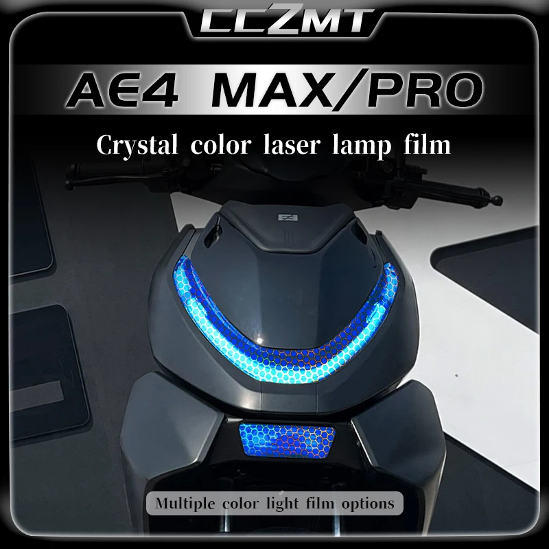 

For ZEEHO AE4 MAX PRO ae4 max pro 2025 Headlight film honeycomb laser film transparent sticker modification accessories