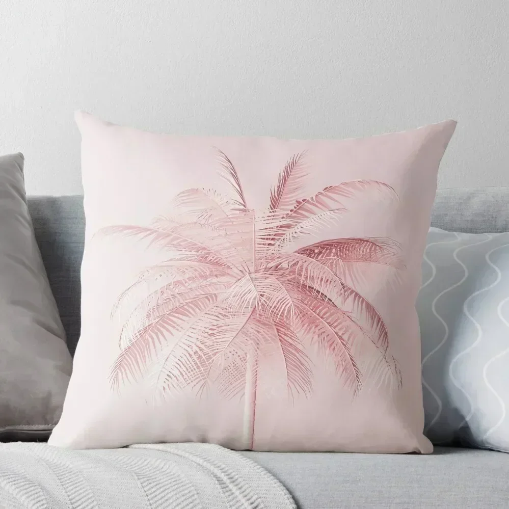 

Pink Palm Tree Throw Pillow pillow cover luxury Luxury Pillow Cover christmas decorations 2025 christmas pillowcases