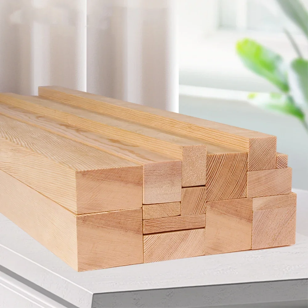 5Pcs Thick 1cm 2cm 3cm-5cm Rectangular Wooden Strips Long 10cm Solid Pine Boards And Parts Production DIY Materials Handicrafts