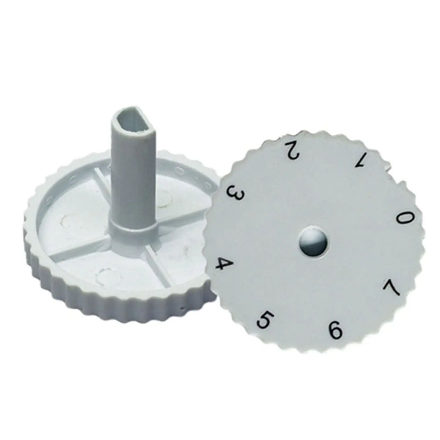 Interruptor de Control  Temperatura para Refrigerador, 7 Posiciones, Tapa  Plástico Ajustable para Eje  6 mm y Diámetro Ex