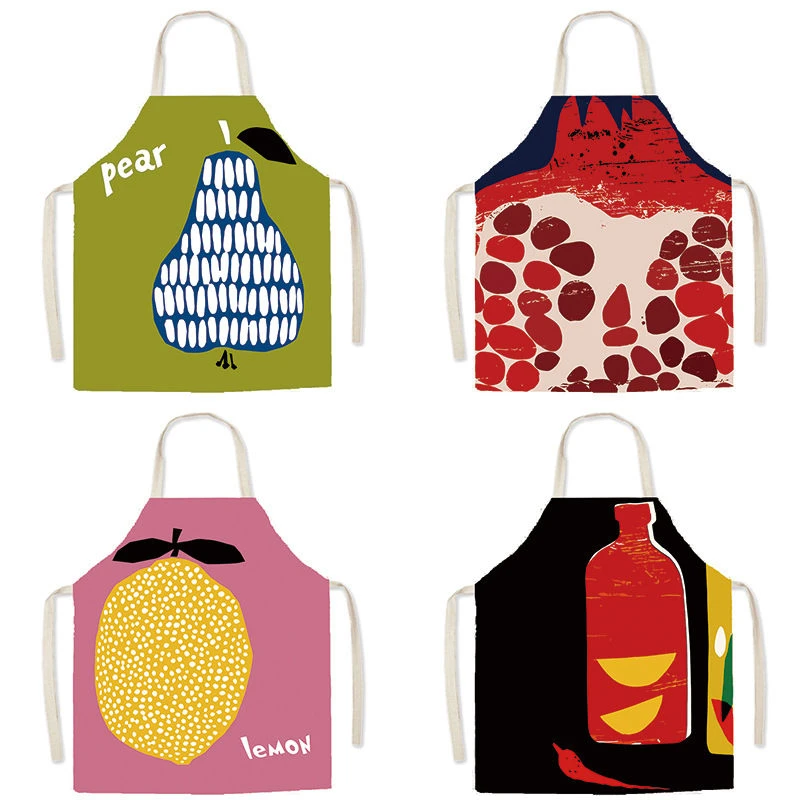 

Мужская и женская домашняя кухня для приготовления пищи без рукавов, летняя водонепроницаемая сетка, красная, креативная личность, кейтеринг, магазин чая с фруктами и молоком