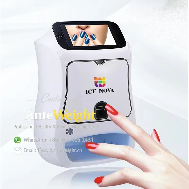 Nail Printer Finger Diy Print Art 3d Art Designs Finger Nails Printing Machine Portable Nail Painting Machine