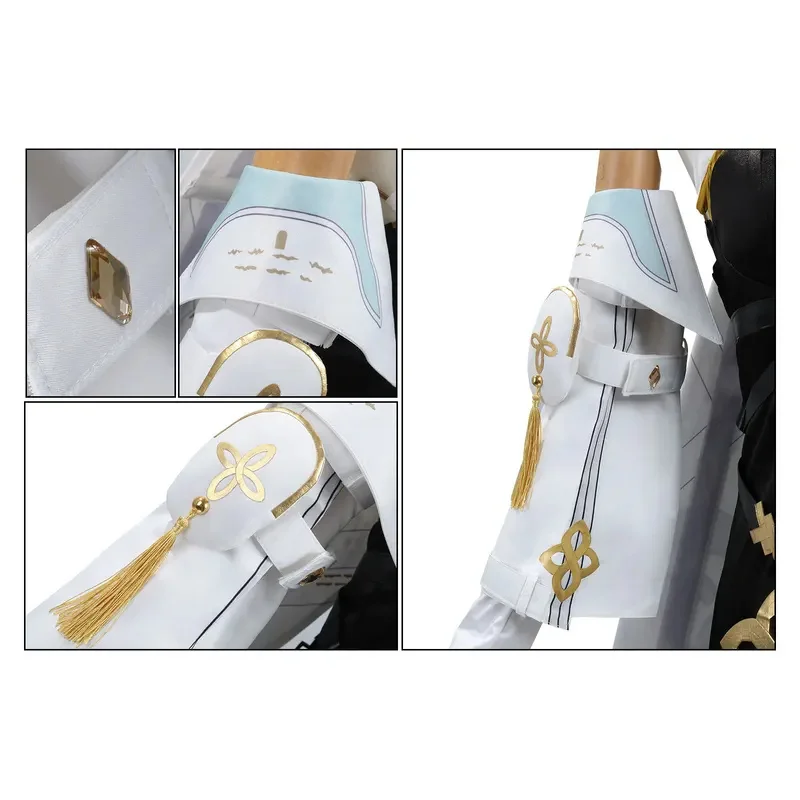 Wuthering Waves Baizhi Cosplay Costume Sweet Lovely Uniform Suit Premium Halloween Party Role Play Outfit for Women