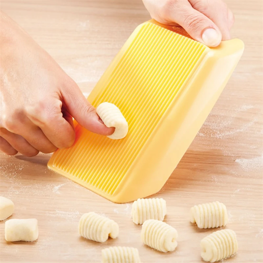 Macarrão nhoque maker macarrão de plástico placa macarrão macarrão rolo pino bebê suplemento alimentar moldes manual ferramenta cozinha