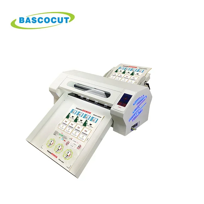 Bascocut A3+ A4 A3 Vinyl Sticker and Label Sheet Cutting Machine with Servo Motor Paper Processing Machinery