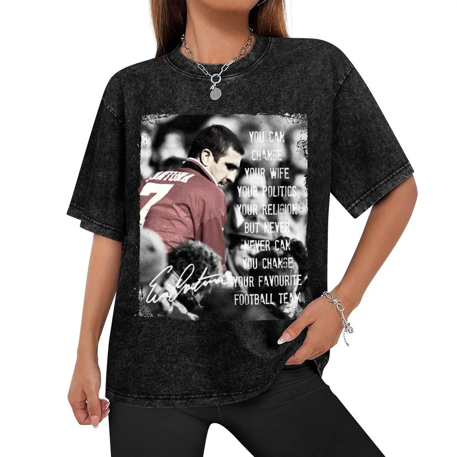 Eric Cantona T-Shirt football t shirt cute tops Men's t-shirts