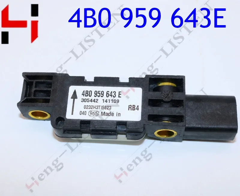 لـ Tar Eg OEM 4B0 959 643 مستشعر تحطم الصدمات الأمامية 4B 0959643 E 2004-2008 اكسسوارات السيارات