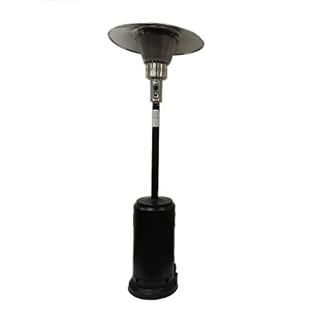 Commercial Grade Black Patio Heater with 40,000 BTUs Variable Control and 33