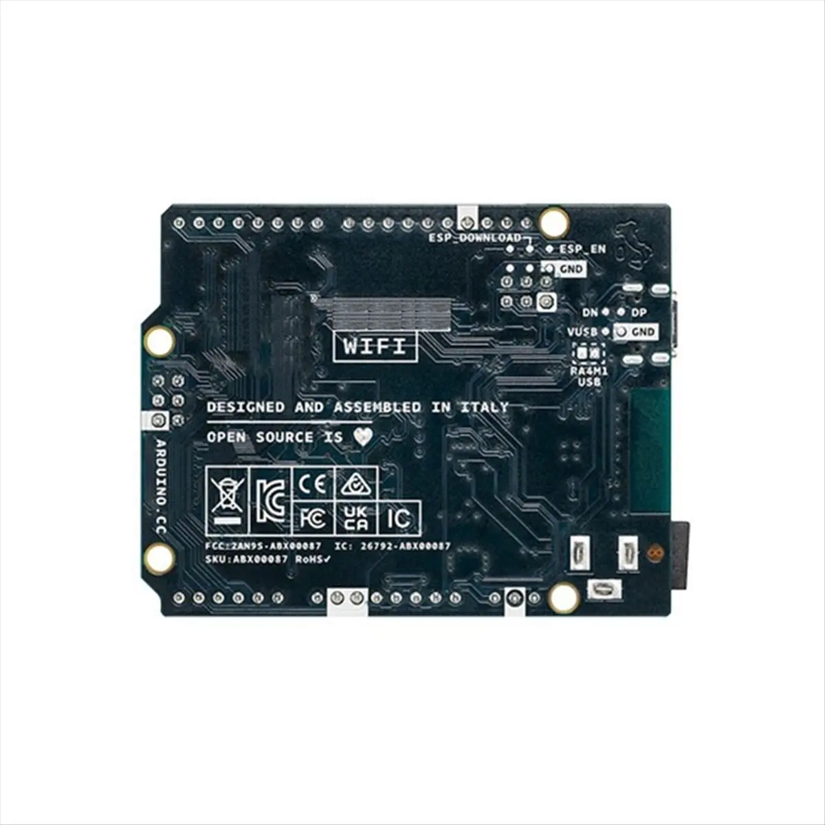 arduino-uno-r4-wifi版コントローラーuno-r4プログラミング開発ボード、diyプロジェクトやロボットに最適