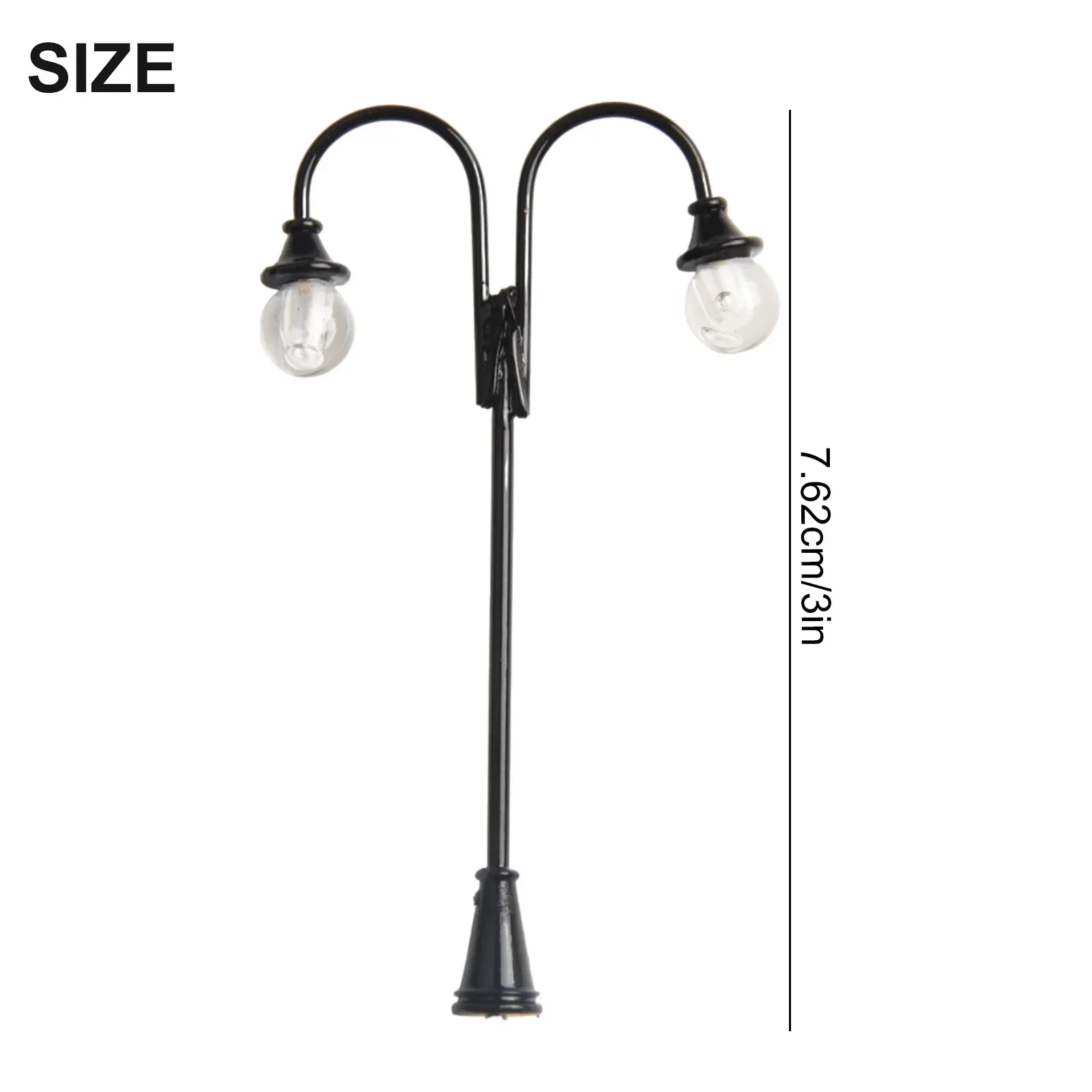 5Pcs 모델 LED 램프 게이지 H0 00 가벼운 가로등 철도 건물 레이아웃 3V 마당 모래 테이블 정원 장식 DIY 액세서리