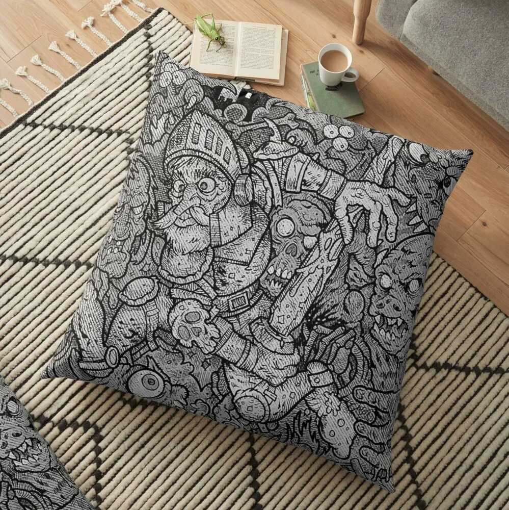 

Ghosts 'n Goblins Riot! Pattern Cushion Cover Throw Pillow Case Home Decor High Quality