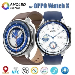 For HUAWEI X Smart Watch Men 466*466 AMOLED HD Screen 32GB Memory 3D Surround Vision Bluetooth Call IP68 Waterproof Smartwatch