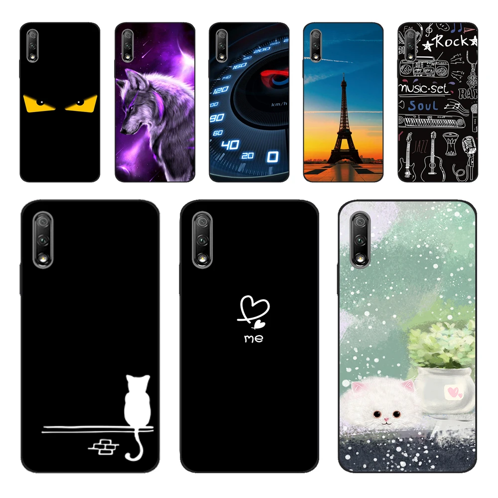 Funda trasera de silicona suave para Huawei Y9S, carcasa bonita a la moda de TPU para Huawei Y9s 2019 Y 9S, Y8P Y 8P Coque capa
