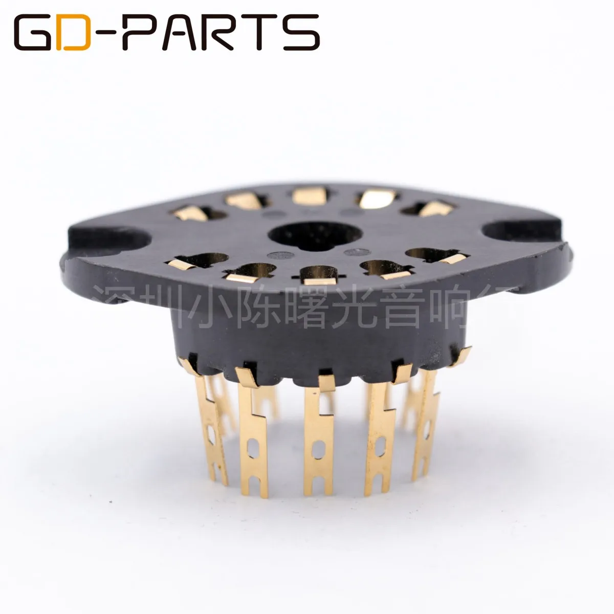 10-pin bakelite tube socket EL156 EZ150 AZ11 AZ12 tube base for scaffolding tin-plated gold-plated feet vacuum tube socket