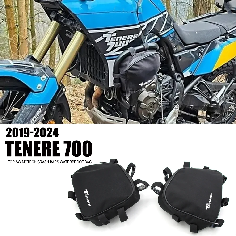 

For Yamaha Tenere 700 Tenere700 2019-2024 For SW Motech crash bars Waterproof bag Motorcycle Frame Crash Bars Waterproof Bag