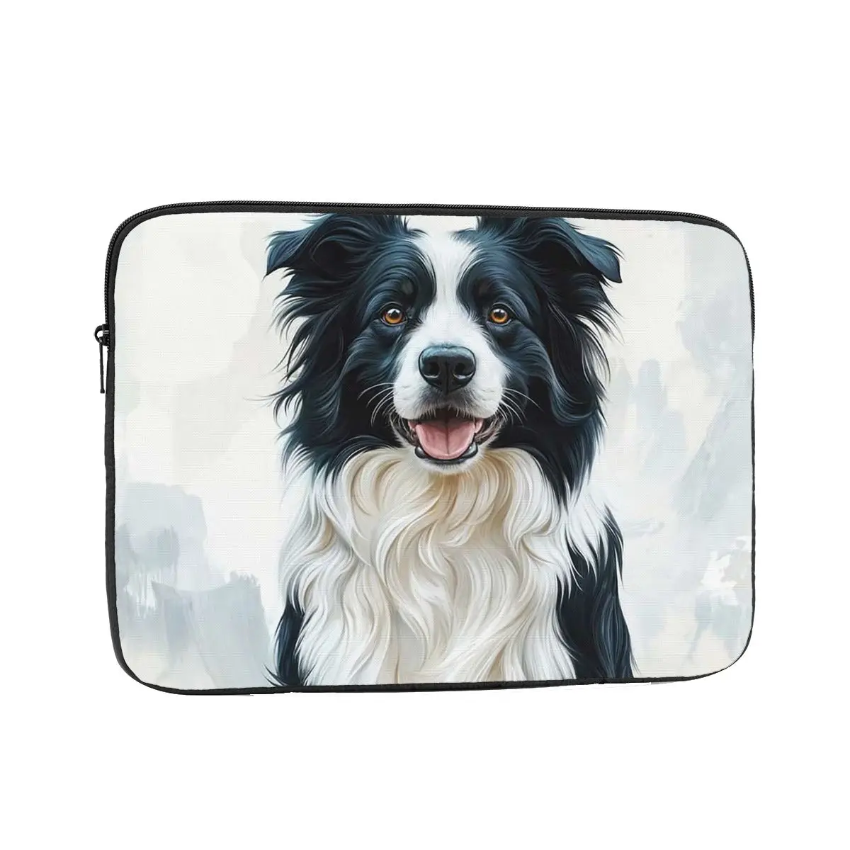 Border Collie Dog PatternNotebook Laptop Bag 10 12 13 15 17 Inch Notebook Sleeve Cover Bag Tablet Shockproof Case Bag