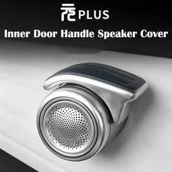 Stainless Steel Speaker Ring Cover Door Audio Sound Frame Loudspeaker Sticker Trim for BYD Atto3 Yuan Plus 2022 2023 Accessories