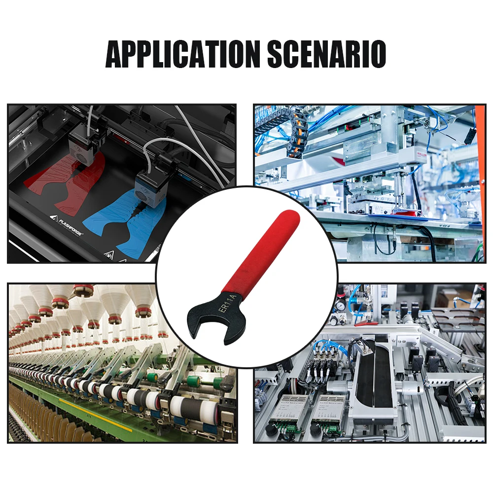 Universal Wrench Spring Collet ER Specific A-Type ER11 ER16 ER20 Suitable For Spring Collet Installation Carving machine