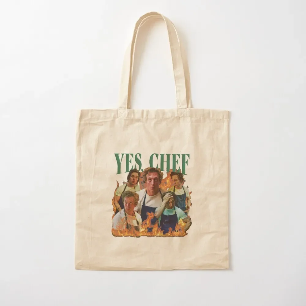 

Yes Chef Jeremy Allen White The Bear Tv Show Tote Bag Hand Bags Shopping Cart Bags Large Size Bags