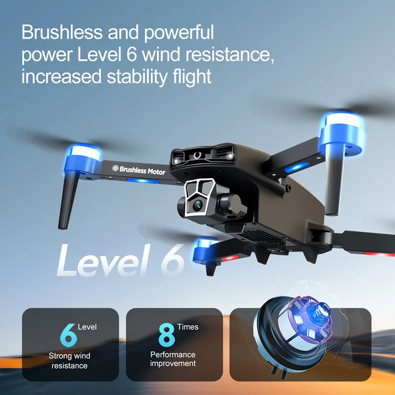 Xiaomi A10 Pro Mini Drone Profesional 8K HD Camera Fly 25Min Obstacle Avoidance Brushless Foldable Quadcopter Optical Flow 2024