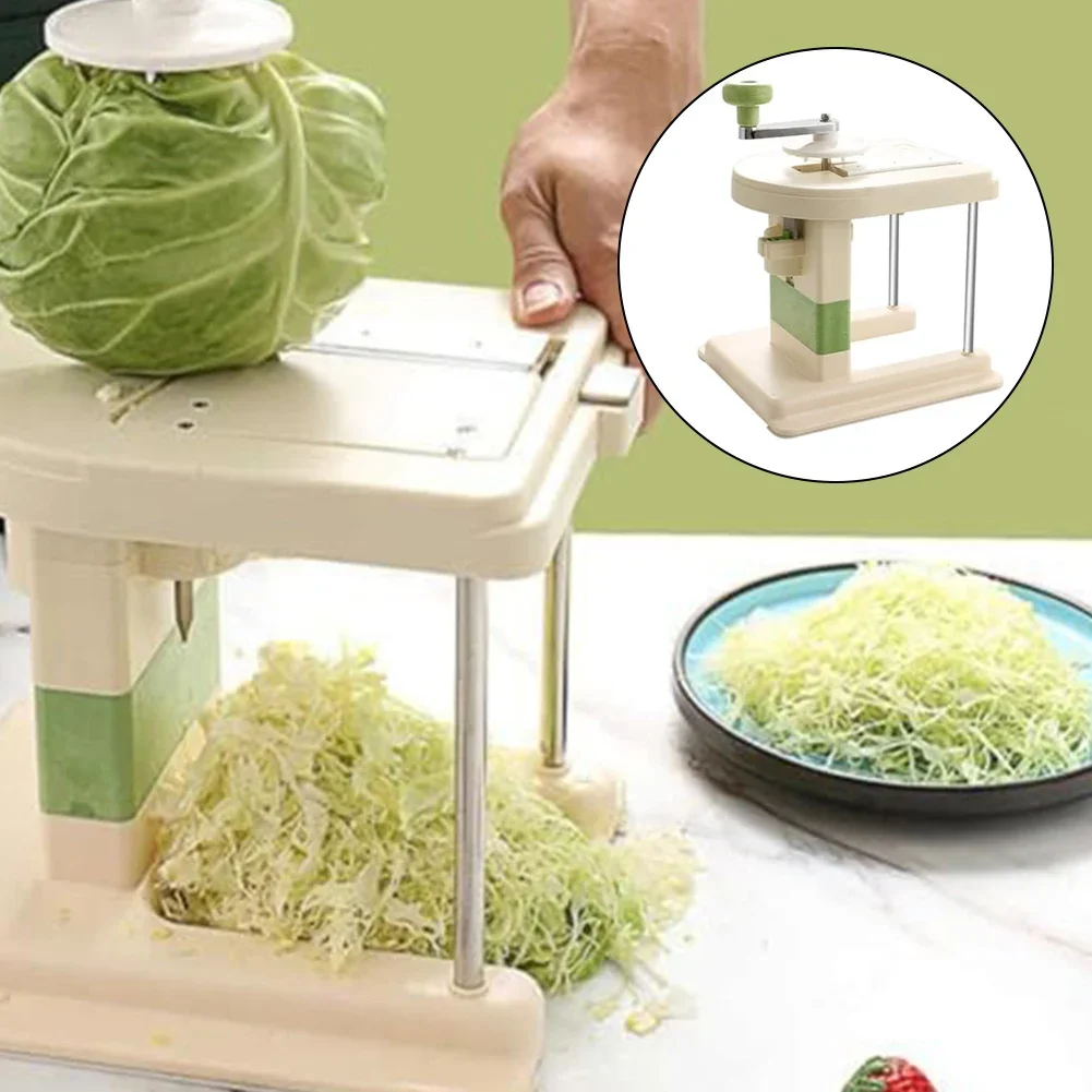 

Cabbage Shredder Stainless Steel Vegetable Peeler Hand Crank Grater Multifunctional Food Chopper With Handle Onion Cabbage Salad