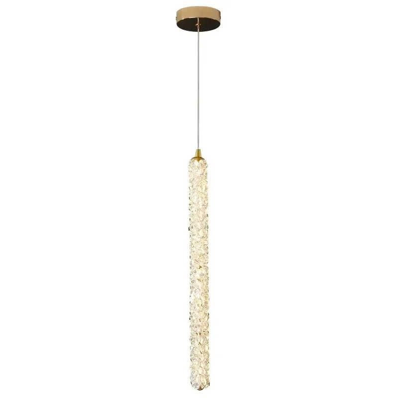 Modern Bedside Led Luminarias Lustre Crystal Pendant Lights Sofa Hanging Lamp God Home Decor Led Chandelier Lamp Fixtures