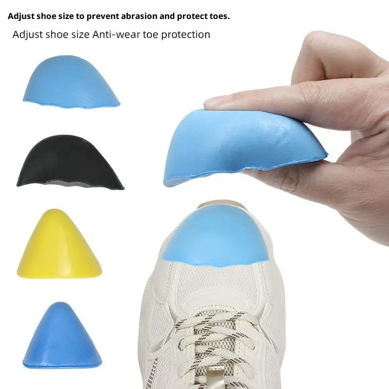 New Anti Slip PU Forefoot Insert Pads Adjustable Shoe Size Toe Pad Toe Front Cushion Pain Relief Protector Women High Heel Gifts
