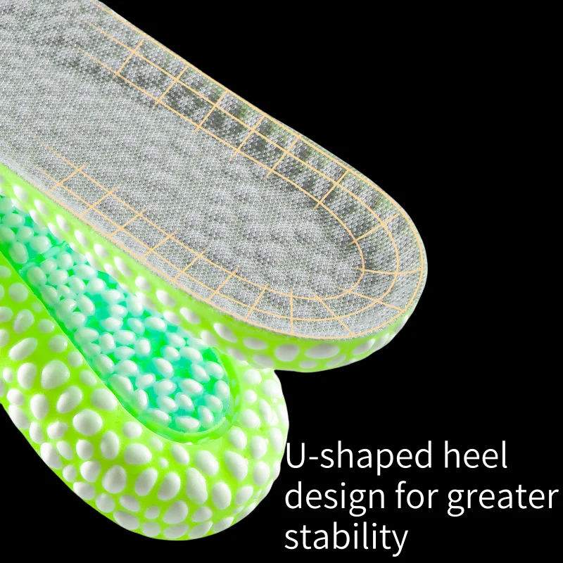2 คู่เบาะลม TPU อัพเกรดกีฬาแผ่นดูดซับแรงกระแทกแผ่นรองรองเท้าผ้าใบวิ่งยืดหยุ่นสูง