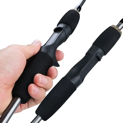 Imagen 2 del producto Sougayilang, 5 secciones, 1,7 m, señuelo giratorio, cañas de pescar, caña de lubina de fibra de vidrio para viajes, Pesca de carpa de agua dulce