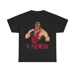 Vader It'S Time Pro Wrestling T Shirt Wwe Aew Wwf Wcw Ecw Black S 2Xl