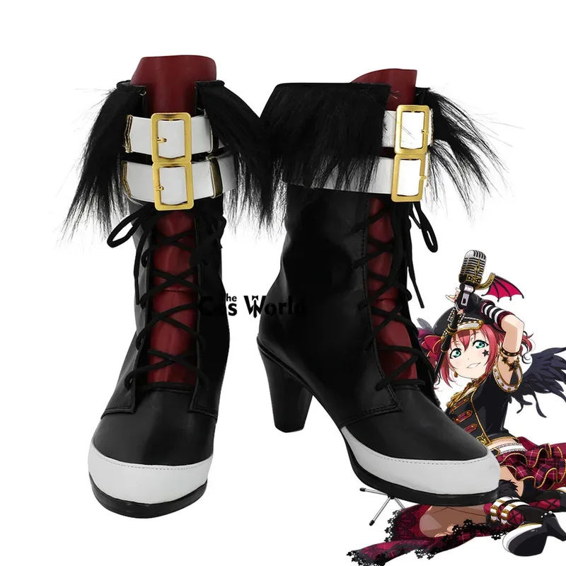 

Love Live Sunshine Aqours Rock Kurosawa Ruby Аниме Обувь для косплея на заказ Сапоги