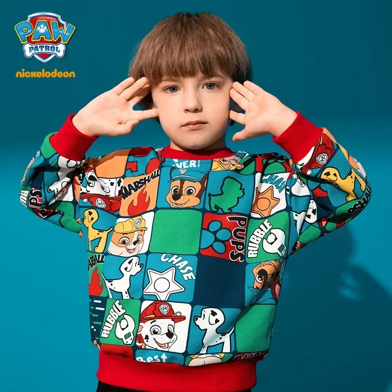 PAW PATROL Children's Sweatshirts, Casual Cartoon Tops for Boys and Girls, Trendy and Handsome Children's Gifts