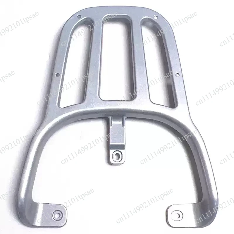 Suitable for modifying the tailstock and luggage rack with silver aluminum alloy