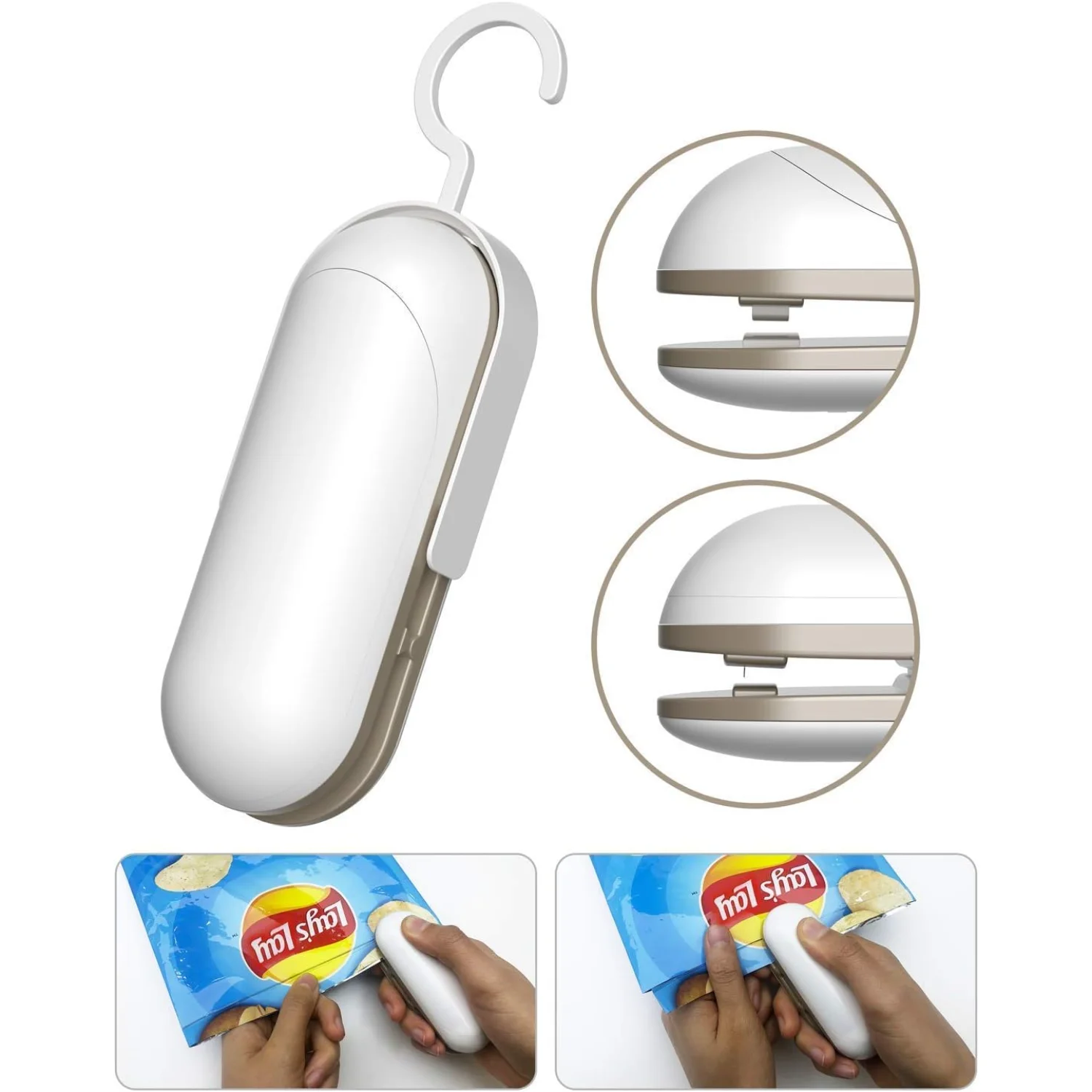 Mini bolsa de vacío de calor portátil y para bolsas de plástico